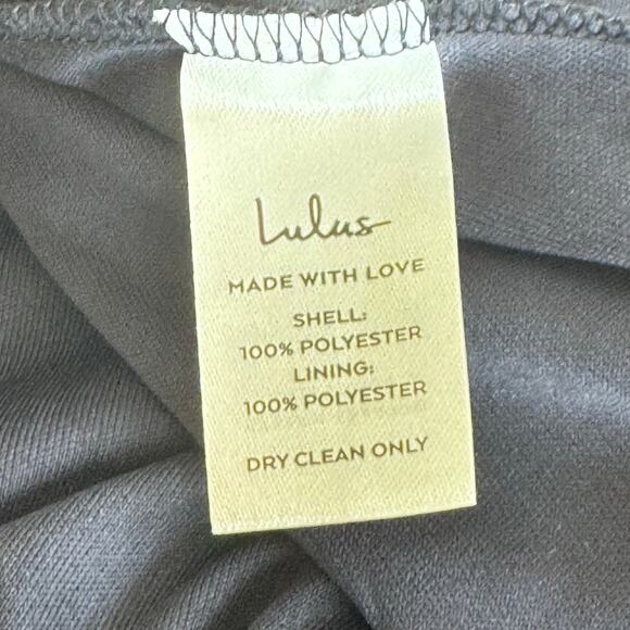 NEW LULUS Heavenly Hues Navy Blue Floral Maxi Dress Deep V-Neck & Back Sz S - Picture 13 of 14